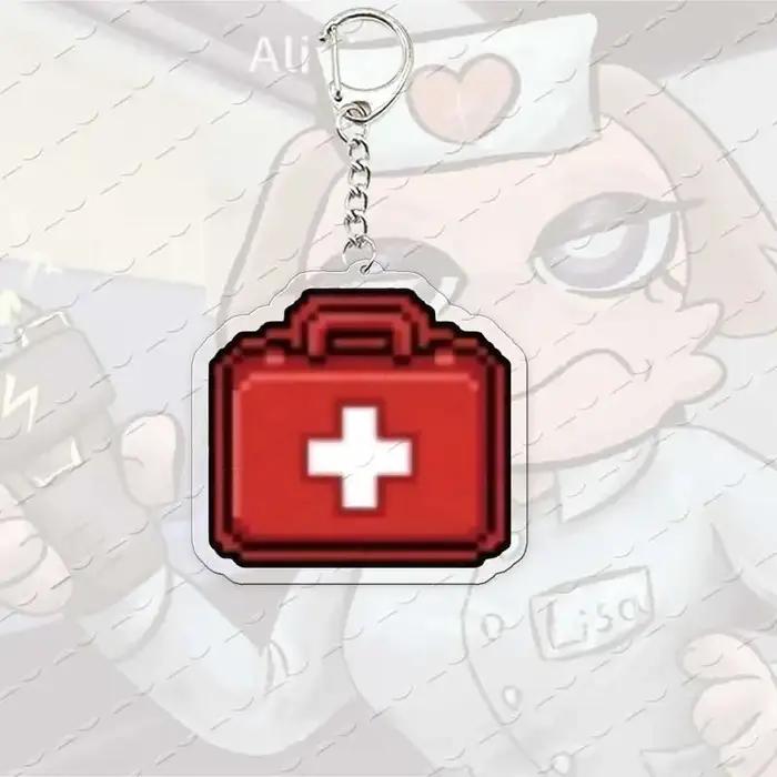 Porte-clés populaire Animal Hospital, breloque Animal Hospital pour sac d'accessoires, cadeau pour les fans de jeux vidéo