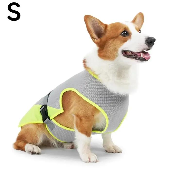 Gilet rafraîchissant pour chien pour l'été, avec protection contre la chaleur et protection solaire