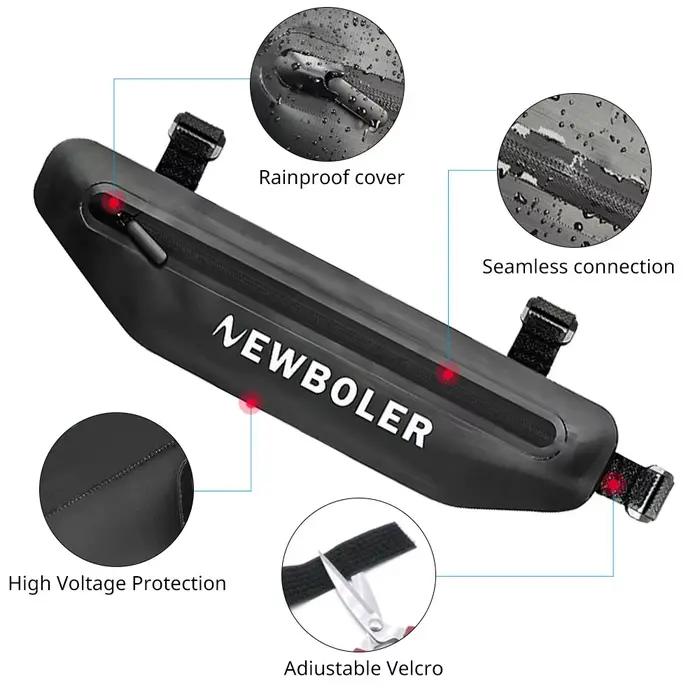 NEWBOLER Sacs De Vélo Vélo Top Tube Avant Cadre Sac Étanche VTT Route Triangle Pannier Dirtresistant