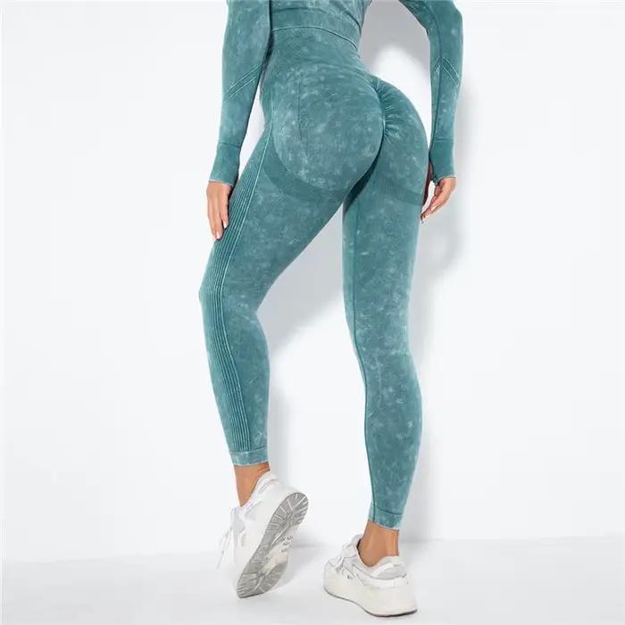 Leggings de Yoga sans couture pour femmes, pantalons de course, de sport, d'entraînement, de Fitness
