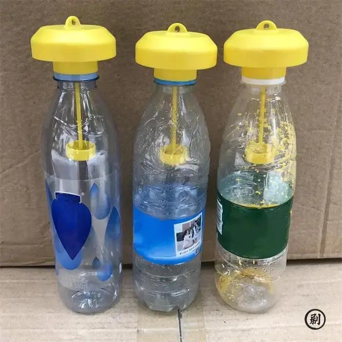 Piège à nuisibles en plastique pour maison et ferme capture mouches fourmis chauves-souris punaises de lit blattes grillons moustiques 6x6x2cm 2 pièces