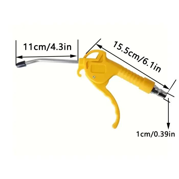 Pistolet à soufflage d'air, pistolet de soufflage à haut débit pour compresseur avec buse coudée, tr