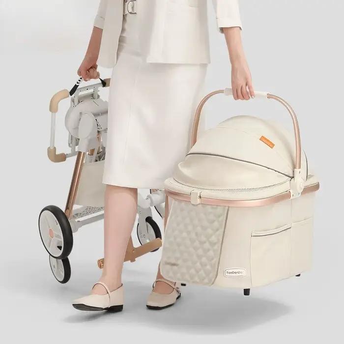 Chariot pliable pour animaux de compagnie