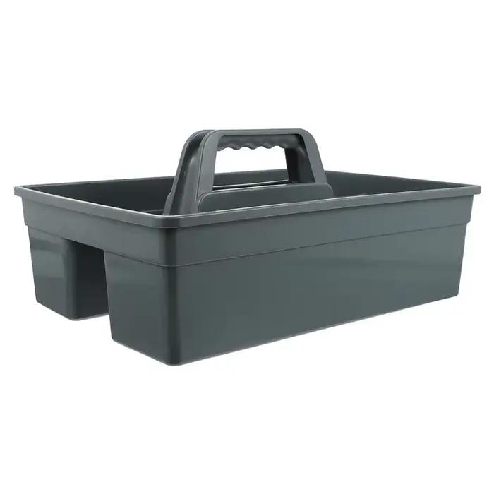 Organisateur d'outils de nettoyage, fournitures, panier, boîte à poignée, fourre-tout en plastique,