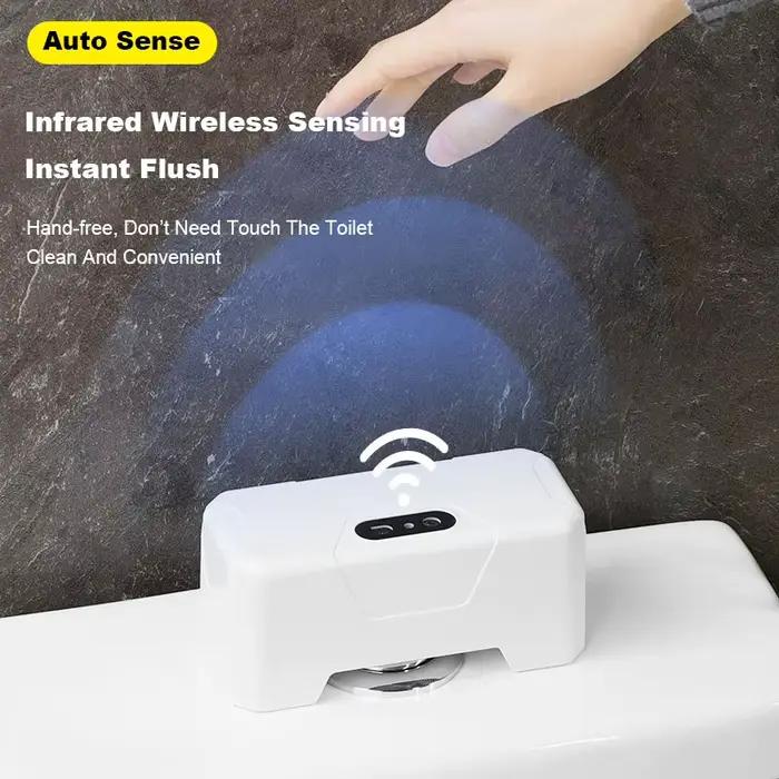 Bouton de chasse d'eau automatique