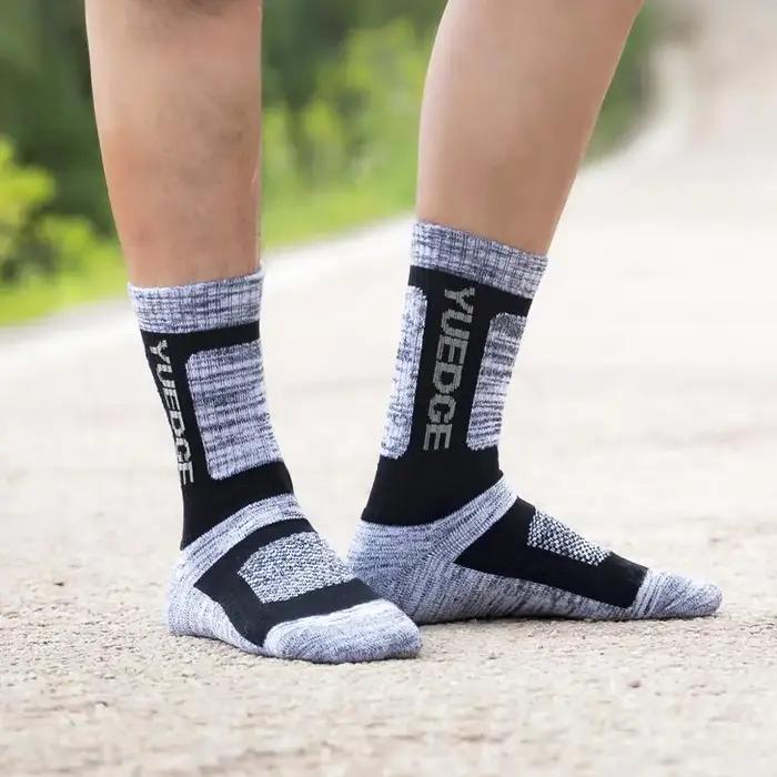 Chaussettes Randonnée Hiver Homme Respirantes Mi-Mollet pour Marche et Sports Outdoor Taille 37-46