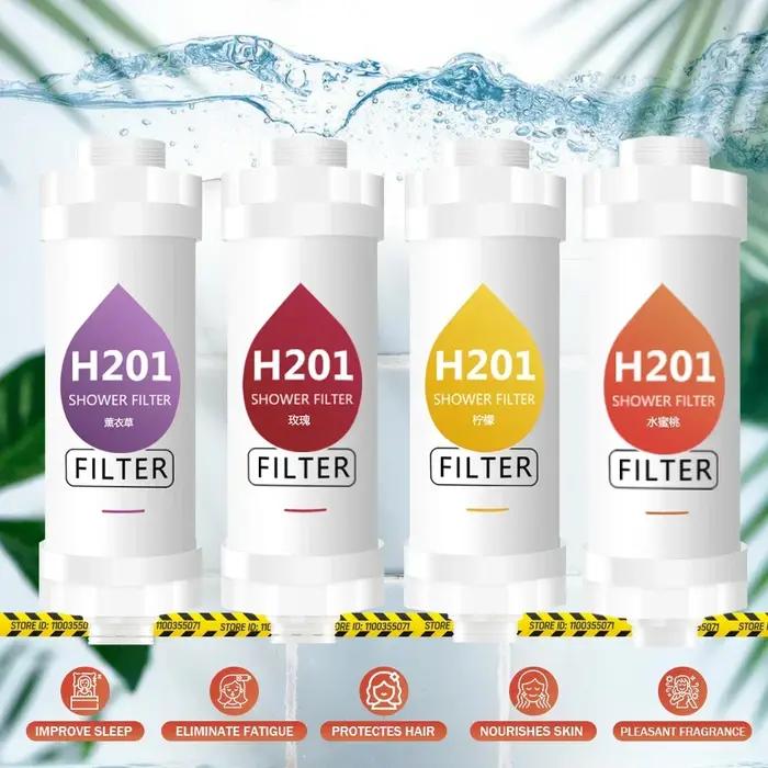 Filtre pour pommeau de douche parfumé