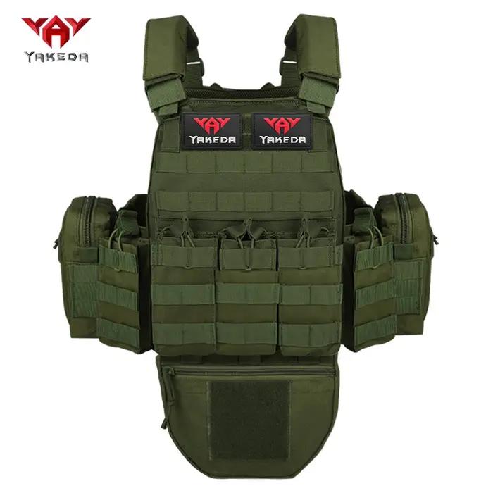 Gilet de chasse multifonctionnel YAKEDA avec plusieurs poches pour équipement