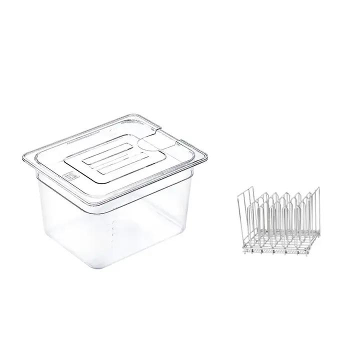 Conteneur Sous Vide Grande Capacité avec Grille et Couvercle