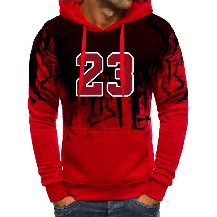 Sweat-shirt à capuche décontracté pour hommes, haut à la mode, confortable, automne hiver, tenue quotidienne, pantalons de survêtement de sport, vêtements pour hommes
