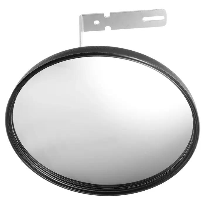 Miroir de sécurité pour allée 16 cm, convexe extérieur grand angle, pour la circulation, les coins, le garage, l'aide au stationnement, lentille réfléchissante de sécurité routière