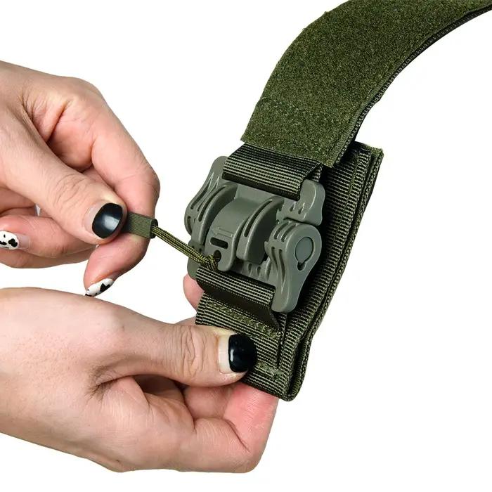 Bretelles tactiques universelles à dégagement rapide, connexion du système MOLLE, Kit de boucle à dé
