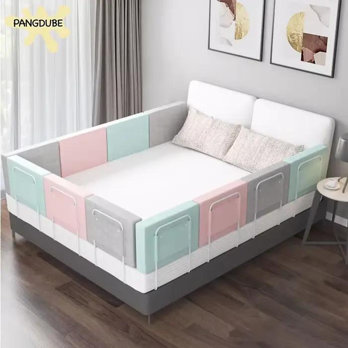 Barrière de lit pour enfant en lin élégante sécurité bébé nouveau-né chambre occasion spéciale cadeau