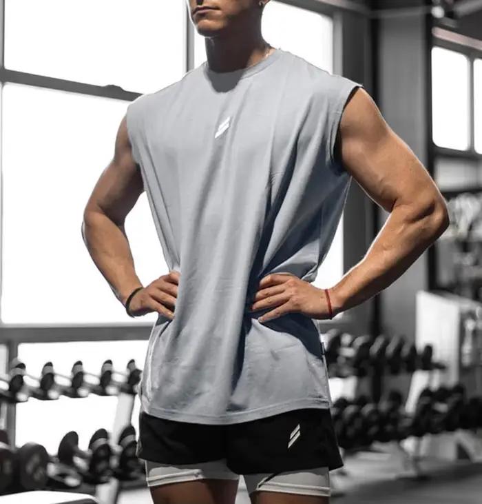 Châle de séchage rapide pour homme en polyester respirant, ample et léger pour entraînement été et autres occasions sportives