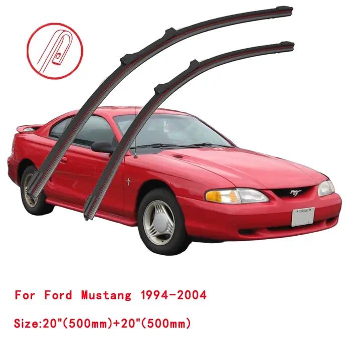Essuie-glace Double en caoutchouc pour Ford Mustang coupé Convertible Mach-E 2004 2005 2006 2007 201