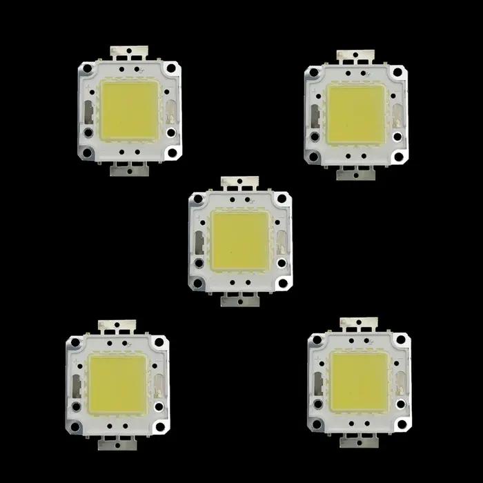 Puce COB LED 10W 20W 30W 50W 100W, blanc chaud, haute qualité, pour projecteur à faisceau large, à m