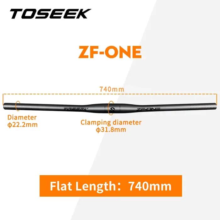 TOSEEK ZF-ONE vtt guidon de vélo en carbone
