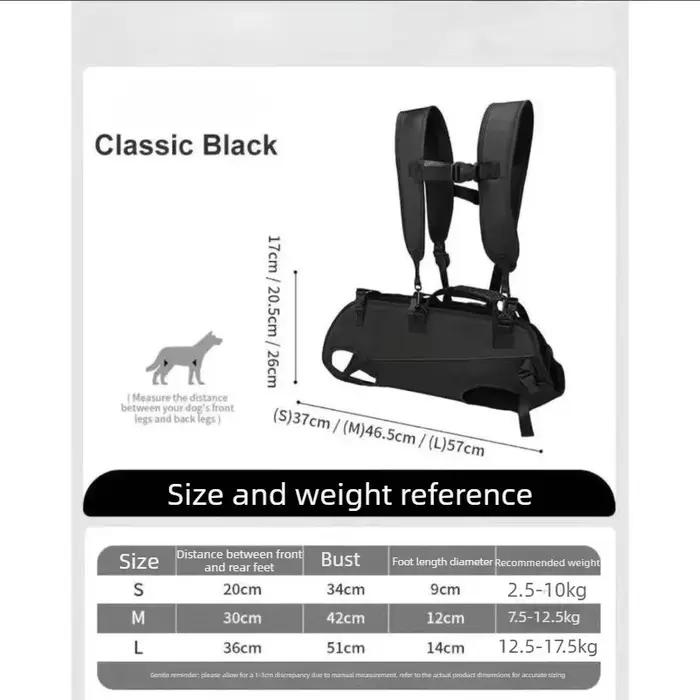 Sac à dos de transport pour animaux de compagnie, sac de transport pour chien en tissu Oxford durabl