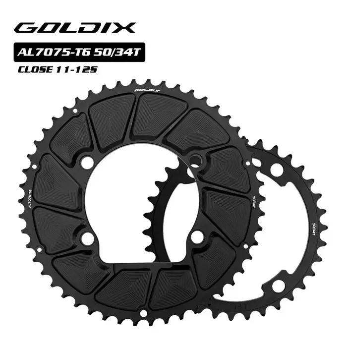 GOLDIX 110BCD 2X Double plateau AERO pignon pour SHIAMNO DURA-ACE R9200 ULTEGRA R8100 105 R7100 11S 12S 4 boulons platea
