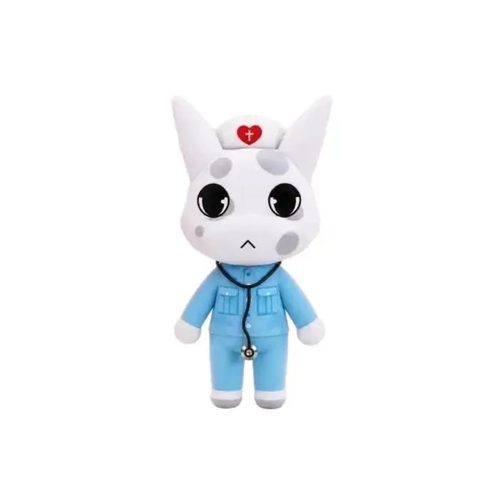 Peluche Chien Bleu de l'Hôpital des Animaux d'Horreur, Jouet en Peluche Doux, Poupée de Dessin Animé, Article de Collection pour Fans Adultes, Décoration d'Intérieur, Cadeau Doux et Confortable