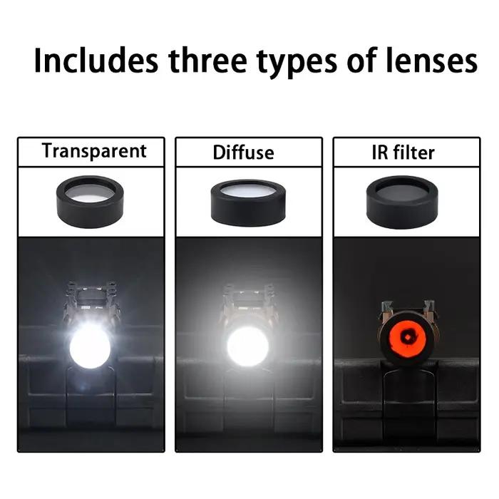 WADSN tactique M300 M600 X300 X400V protecteur arme de chasse lumière lampe de poche LED couverture lentille personnalisée garde 25.4MM 28MM 30MM 26mm