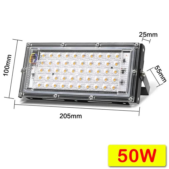 50W 100W 150W LED projecteur IP65 étanche AC 220V