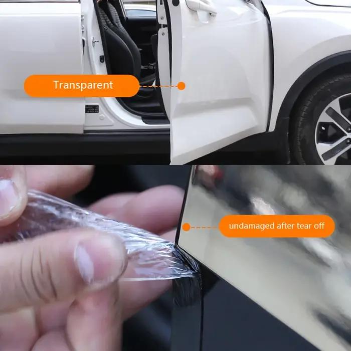 Autocollant Anti-Rayures Transparent pour les Bords des Portes de Voiture, Film de Protection, Nano