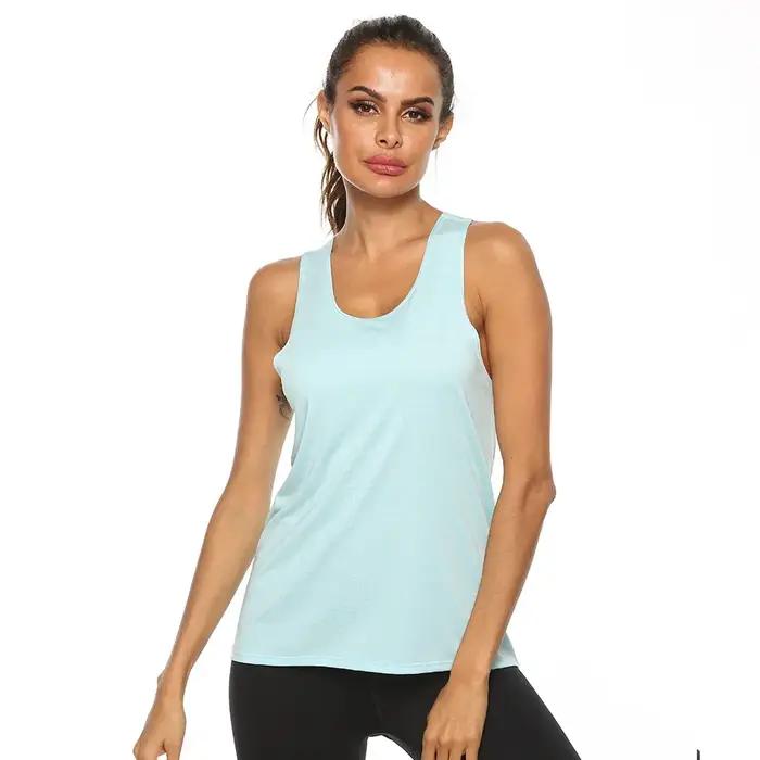STOUREG sans manches dos nageur entraînement Yoga débardeurs femmes course formation