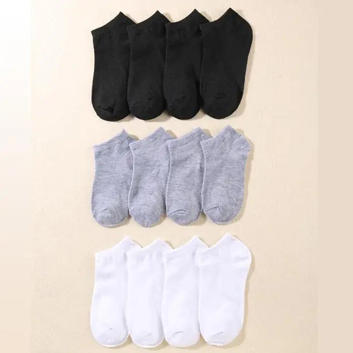 Lot chaussettes bateau homme chasse - Absorption transpiration couleur unie pour sport et affaires