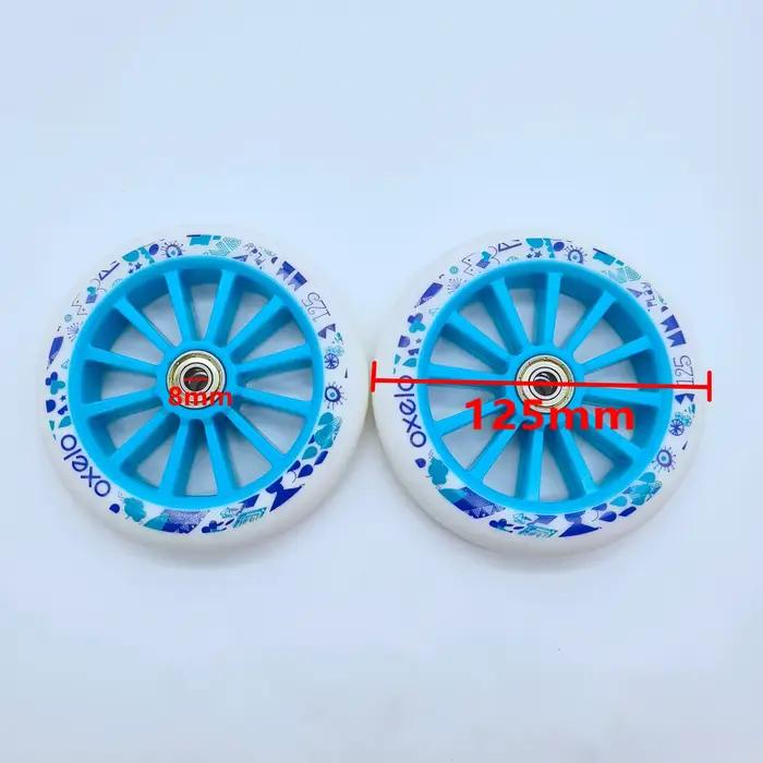 Accessoires de scooter roue de patin roue de scooter 90mm 110mm 120mm 125mm épaisseur de roue 24mm 2