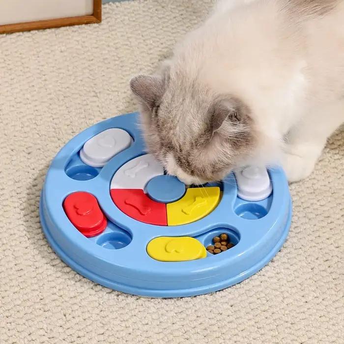 Jouet de puzzle pour chien et distributeur de friandises - Jouet de distribution de friandises pour l'entraînement du QI, Nouveauté, Idéal pour les chiens de petite/moyenne taille