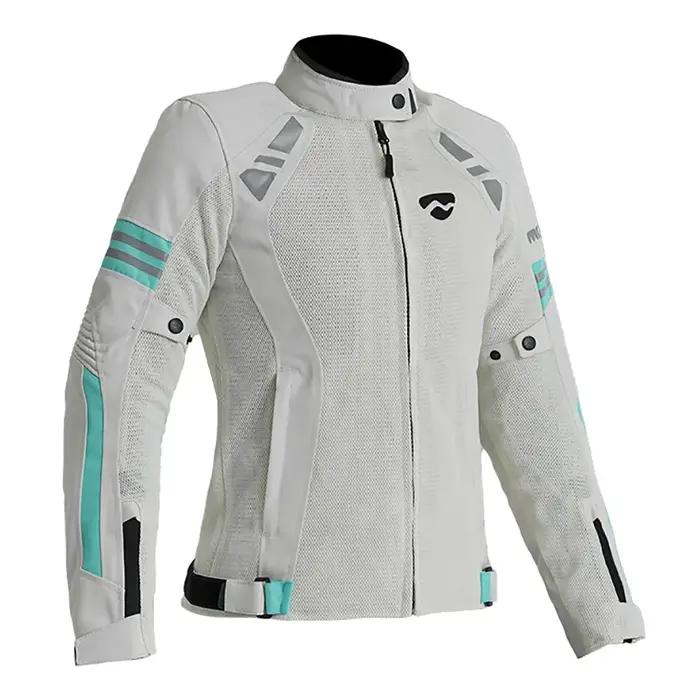 Veste de moto pour femmes en polyester et coton avec armure corporelle en maille respirante, certifiée CE, vestes de motocycliste élastiques pour femmes, occasions spéciales
