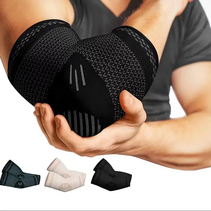 1 pièces élastique coudière bras Sport soutien coude Sport sécurité Cotoveleira respirant bras manch
