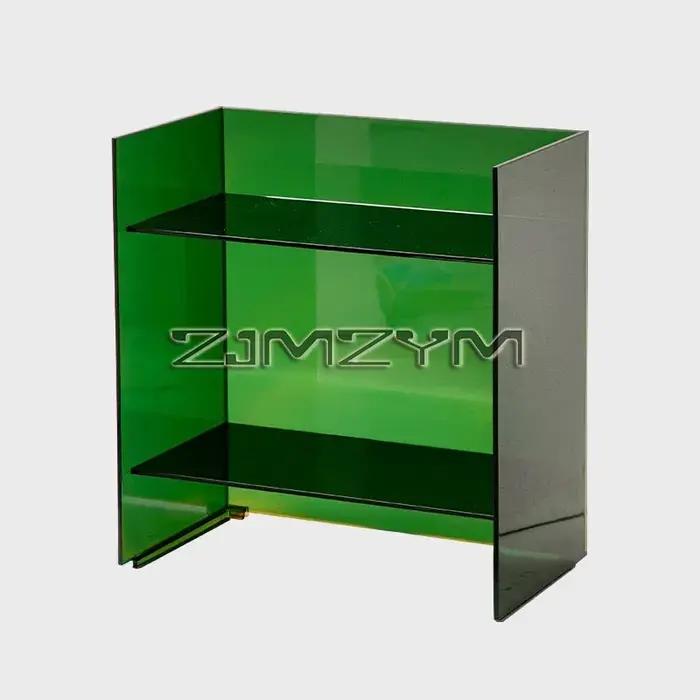 Table de chevet transparente