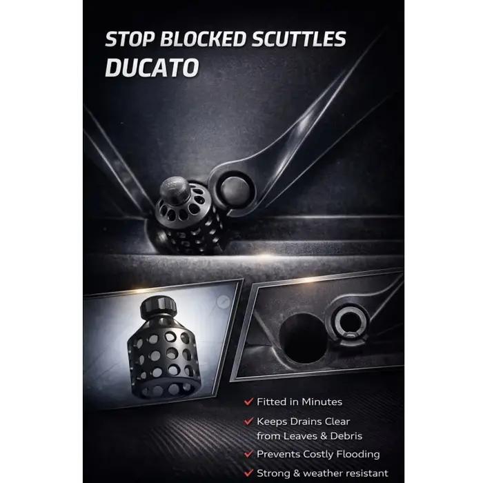 Kit de protection de drain de capot de voiture 3 pièces pour Fiat Ducato
