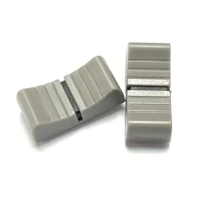 Lèvent de Fader de Remplacement pour Potentiomètre, Bouton Gris, Marque Noire, Console de Centre Com