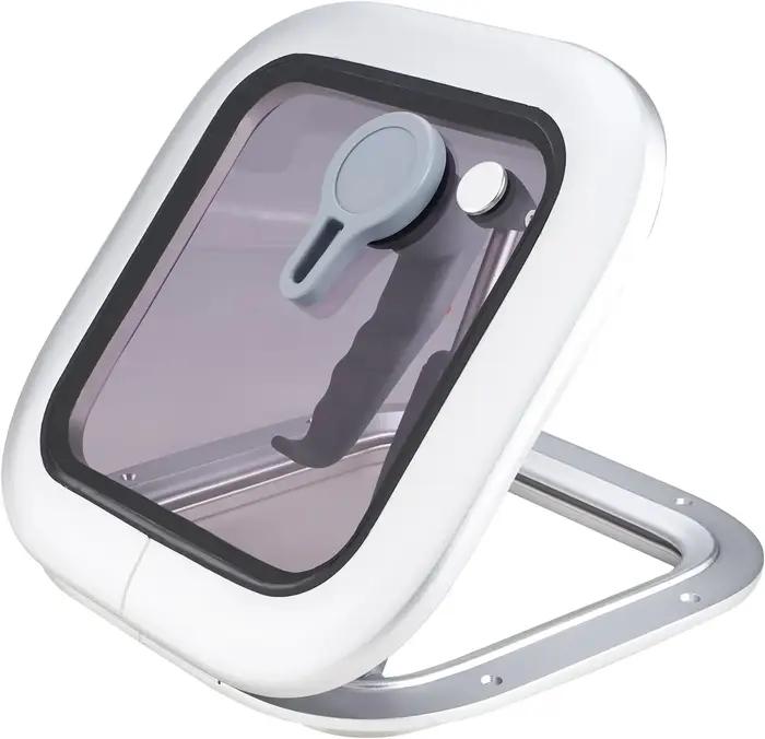Oublot carré de bateau, trappe de pont en alliage d'aluminium, fenêtre de trou de port, ouverture pu