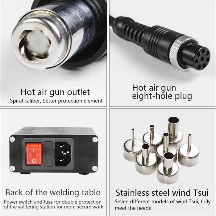 Pistolets thermiques T12, affichage numérique OLED, Station de soudage de température, Portable, ret