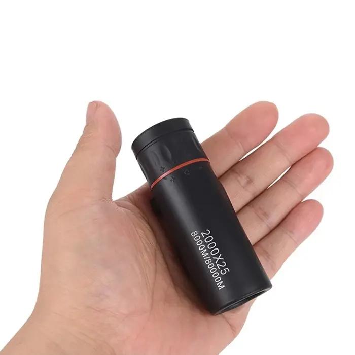 Lunette téléscope mini portable 2000x25 HD avec support téléphone camping chasse birdwatching