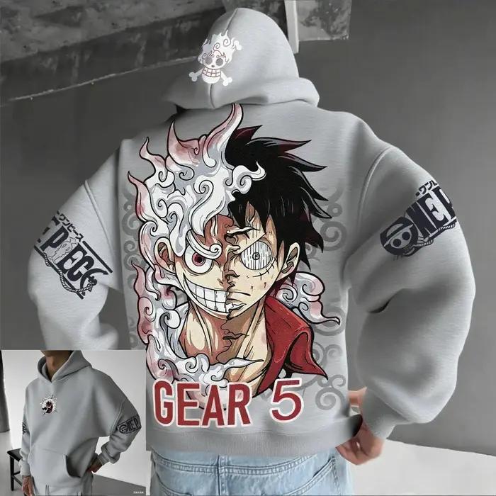 Sweat-shirt à capuche Anime pour hommes et femmes
