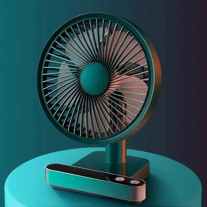Ventilateur de bureau oscillant Rechargeable USB