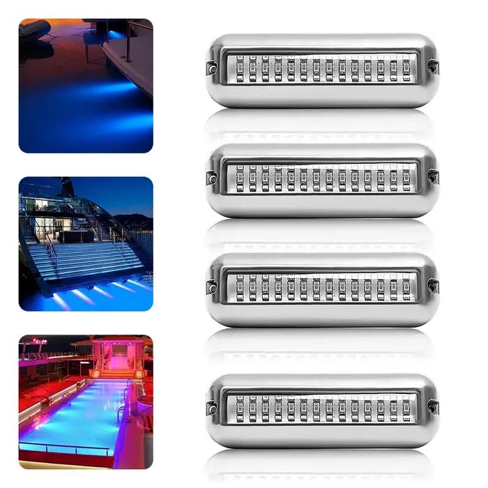 42 LED étanche bateau marin lumière LED ponton sous-marin tableau arrière lampe Yacht cabine pont fe