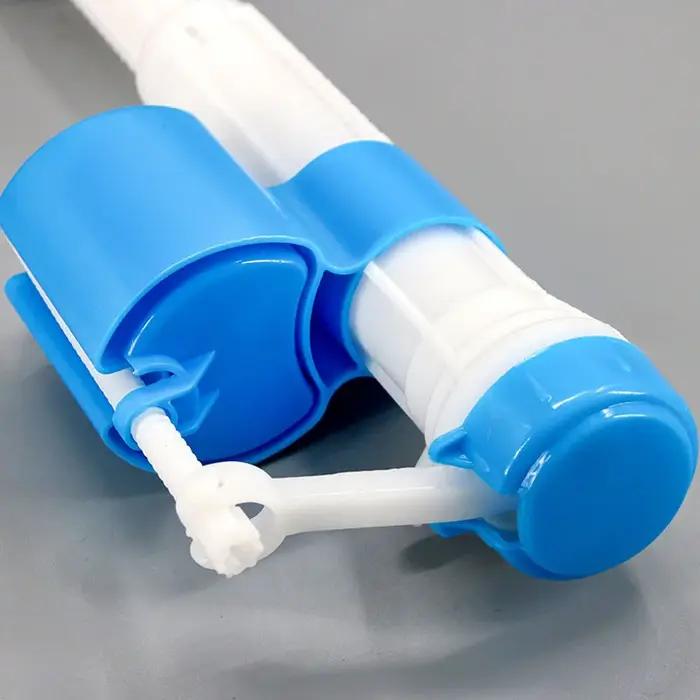 Kit de Valve de Chasse d'Admission de Toilette en Chrome Raccords de Réservoir d'Eau Flotteur Réglable Bouton Poussoir Économie d'Eau