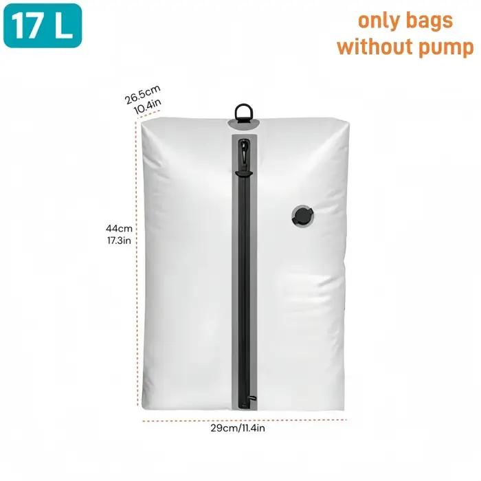 Sacs de compression sous vide 17L avec pompe à air