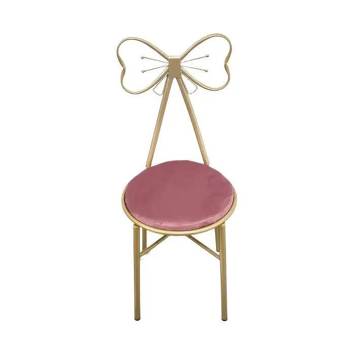 Tabouret de maquillage modern et simple avec bretelles coussin de siège chaise de bureau pour femme occasions spéciales confortable robuste