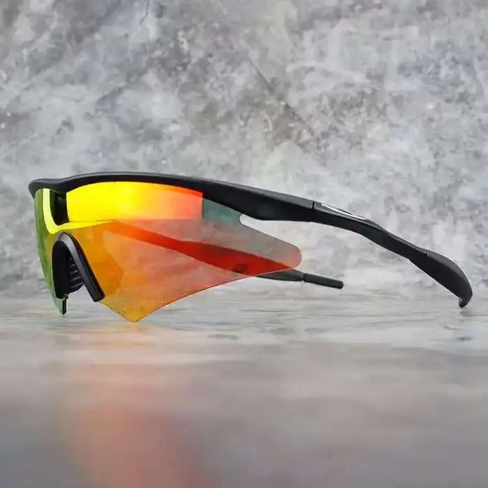 Lunettes de sport polarisées UV400 TR-90 ultra-légères pour cyclisme escalade pêche marathon