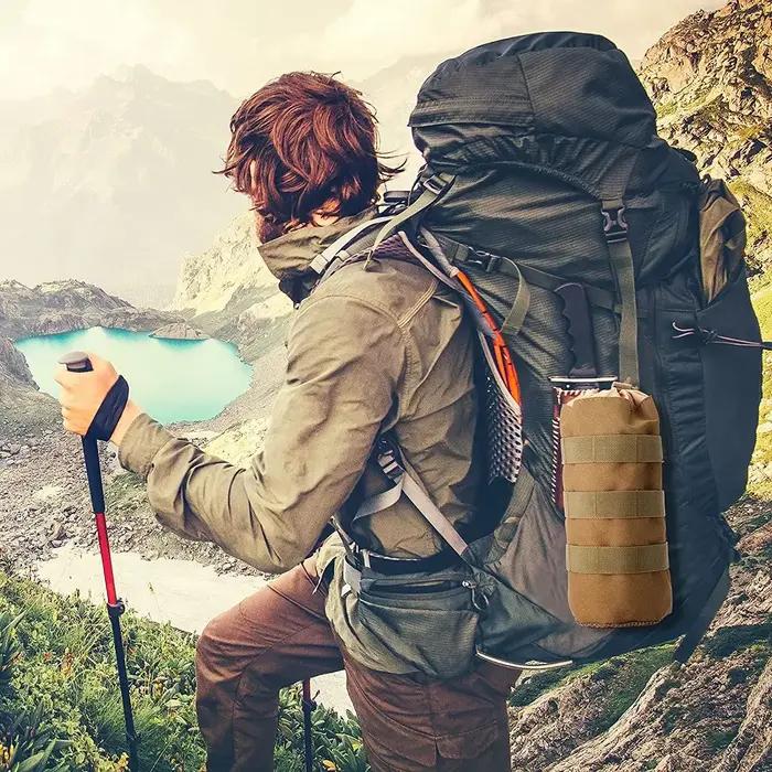 Tactique Molle bouteille d'eau sac support de pochette voyage en plein air Camping randonnée cyclism