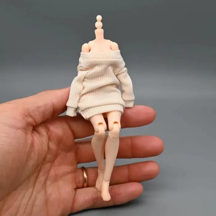 【Vêtements uniquement】 Ensemble chemise blanche sans manches et short noir à l'échelle 1/12, vêtements tendance pour figurines Romankey de 6 pouces.