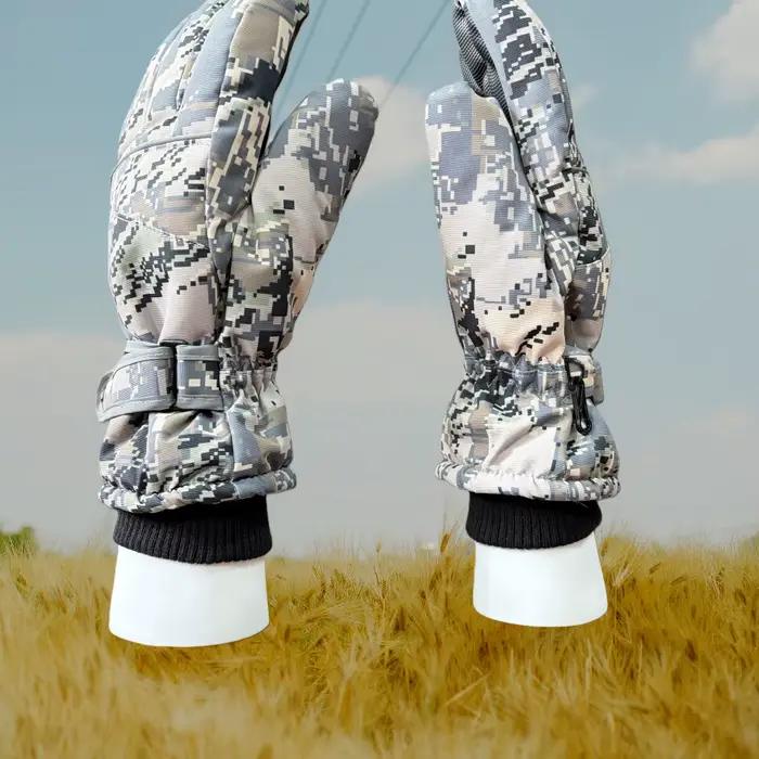 Gants de chasse camouflage imperméables coupe-vent hiver hommes - Film isolant tactile écran smartphone