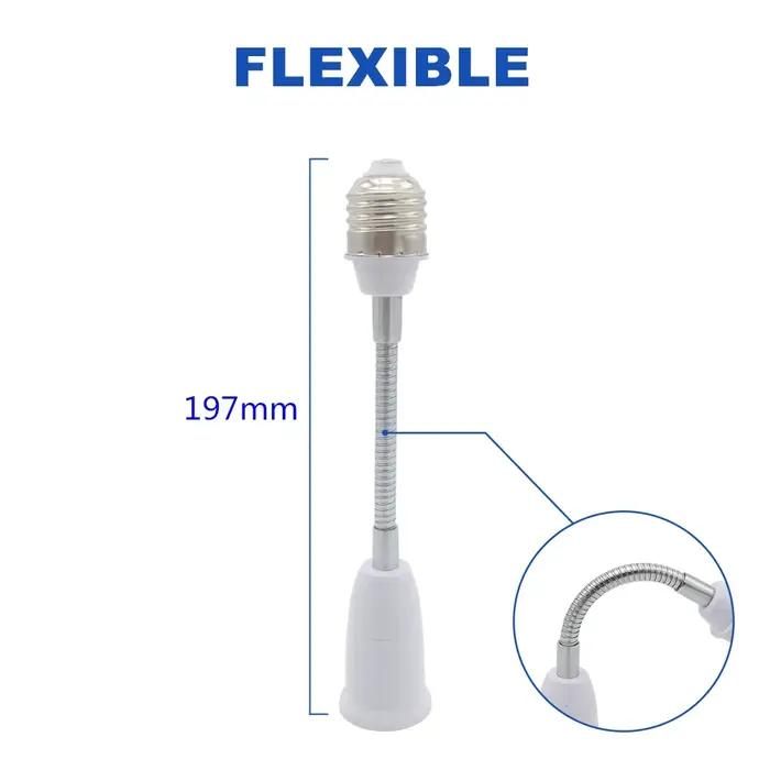Extension de Base de lampe E27 à E27, 65mm 95mm 197mm, convertisseur de support de lampe E27-E27, ad